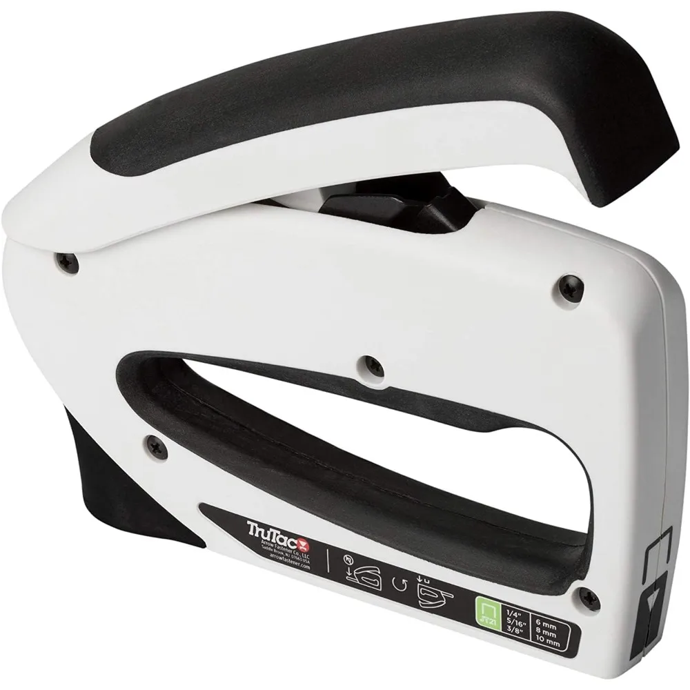 Manual Staple Gun for Upholstery, Crafts, and Repairs with Forward Action Design, Fits Thin Wire Staples