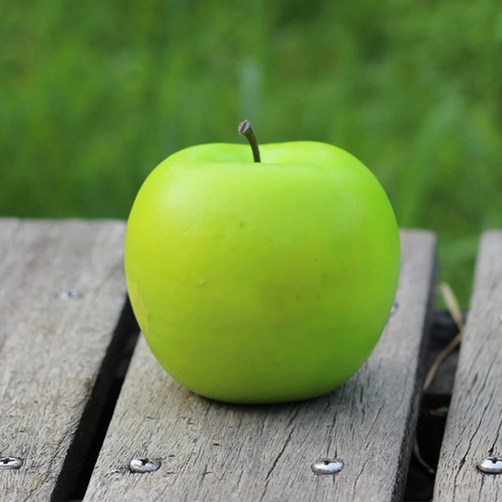 Artificial Lifelike Apple Fruit For Home Decoration Plastic Red Delicious Apples Kitchen And Wedding Party Photography