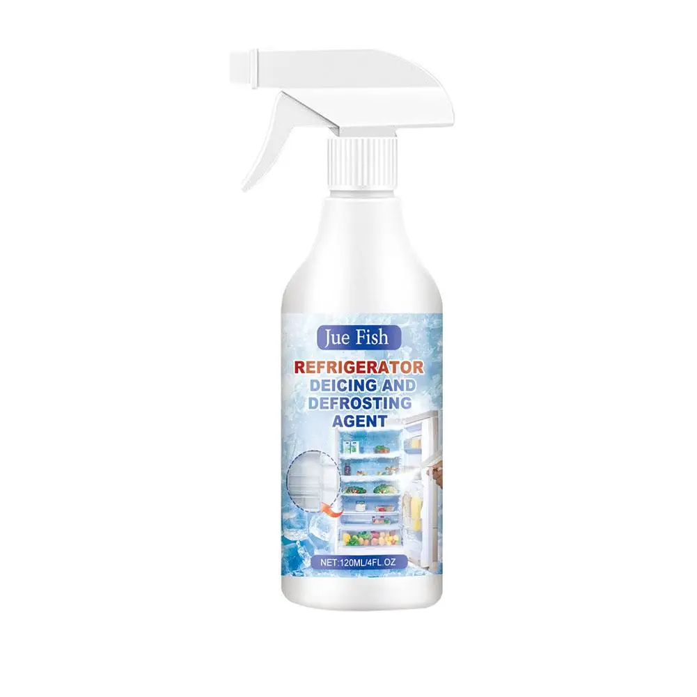 Refrigerator Cleaner Spray Ice Layer Remover Frost Prevention Cooling Enhancement Improve Food Freshing Fridge Defrosting Spray