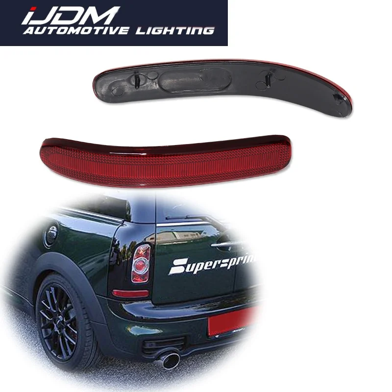 For Mini Cooper Clubman R55 2008-2014 Rear Bumper Reflector Tail/Brake Light Cover Shells No Bulb/Socket Car Accessories