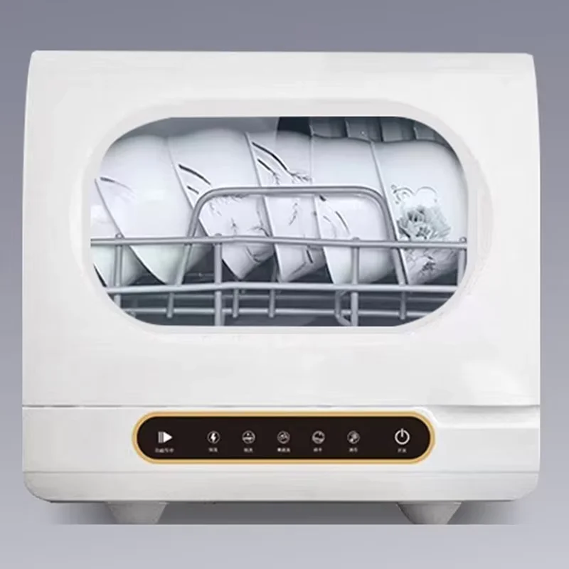 Kitchen Freestanding Dishwasher 5 Sets Capacity Mini Countertop Portable Smart Industrial Automatic Desktop Hotel Use Class