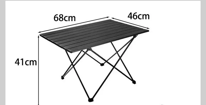 A Outdoor Camping Folding Table Party Picnic BBQ Portable Foldable Desk High Strength Ultralight Aluminium Portable Table