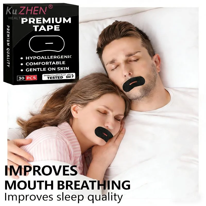 30PCS Anti Snoring Mouth Tape Pieces Sleeping Mouth Breathing Mouth Promote Nose Breathing Sport Breath Tape