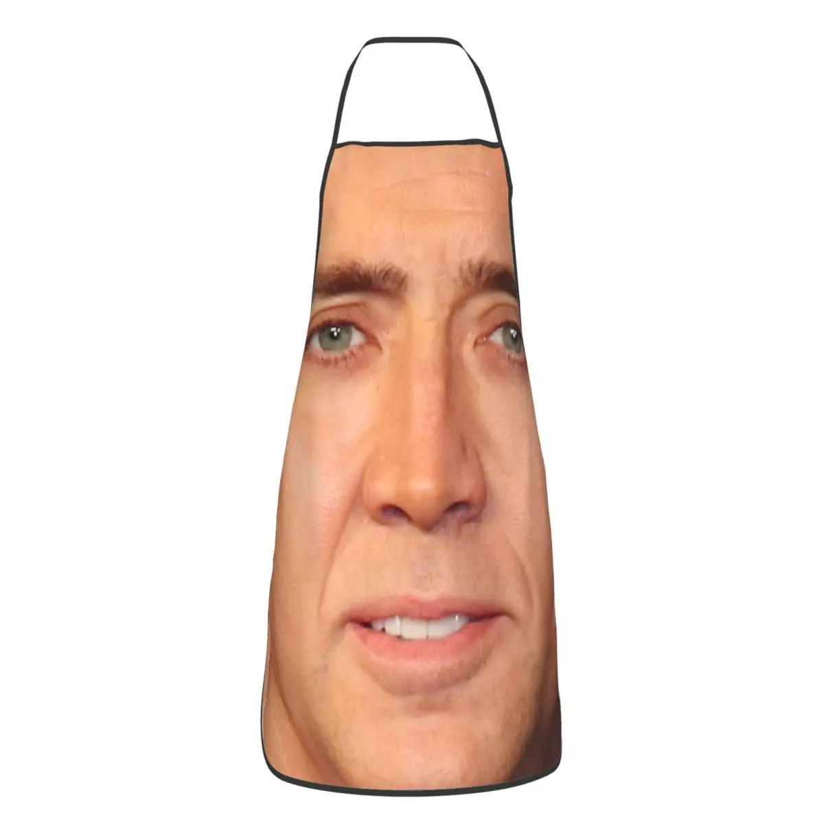 Custom Bib Nicolas Cage's Face Aprons Men Women Unisex Adult Chef Kitchen Cooking Tablier Cuisine Gardening