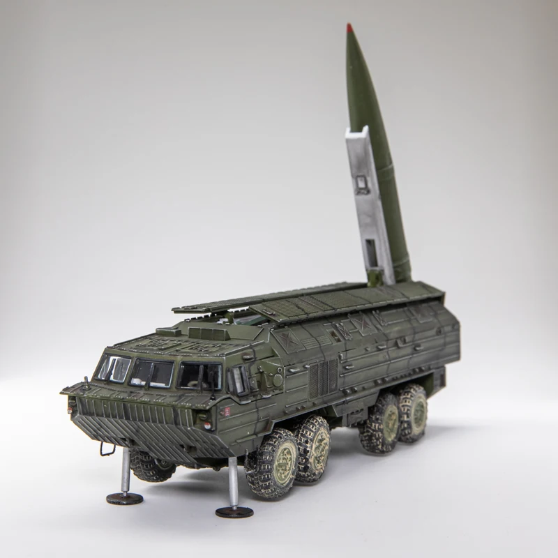 AM 1:72 Scale Resin Spider (SS-23) Tactical Ballistic Missile Tank Model Adult Toys Cars Classics Gifts Souvenir Static Display