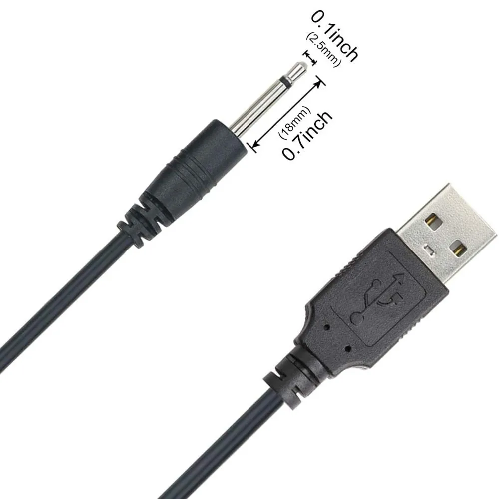 كابل محول USB لاستبدال الصوت ، الشحن السريع ، سلك تيار مستمر ، 2.5 مللي متر