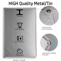 Custom Metal Tin Signs Retro Plaque Home Decor Iron Wall Art Poster Personalized Text Plates Street Sign 20x30cm/15x30cm/30x30cm 3