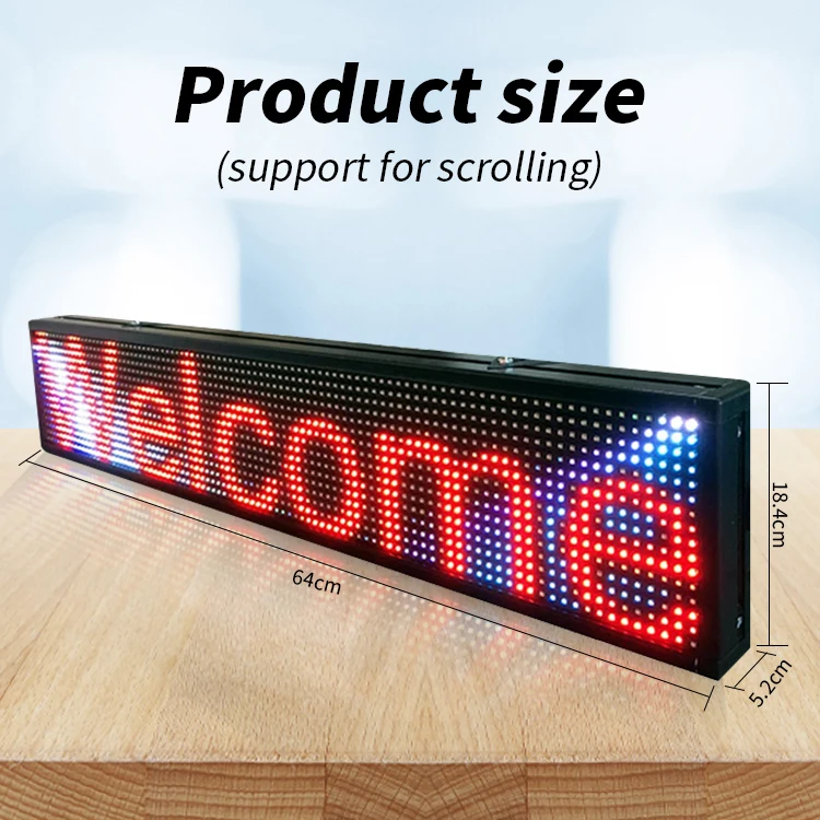 Programmable Moving Message Led Sign Have Multiple Display Modes Computer Operation P10 LED Display Video Wall Screen Indoor