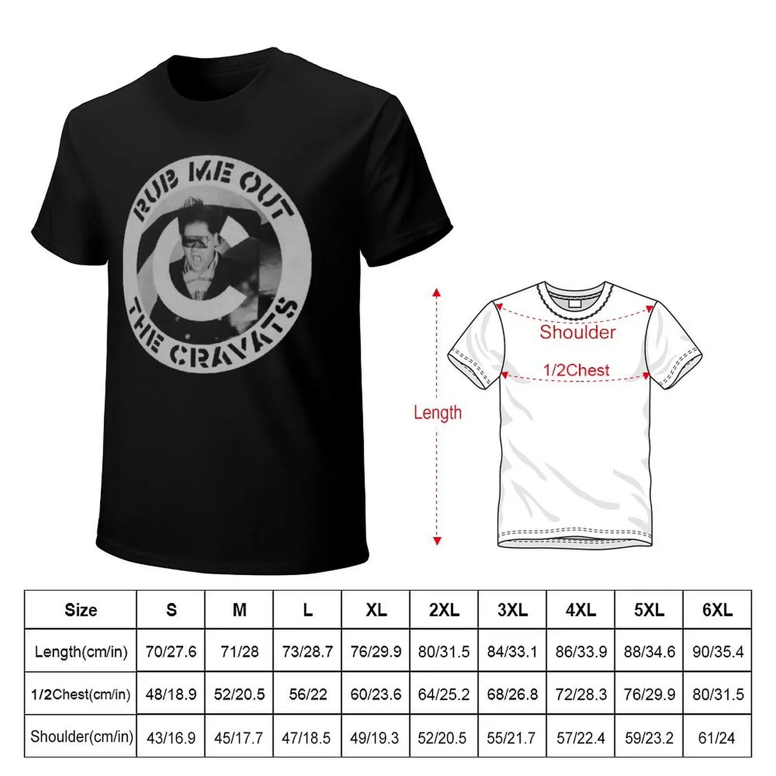 The Cravats Rub Me Out Call Me T-Shirt Plus Size Street Style Tee