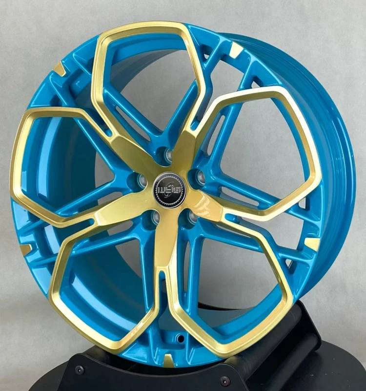 19 20 21 22-inch forged rims for Benz BMW Avatr 11 12 Xiao mi YU7 FUV SU7 5*114.3 High quality custom blue forged wheels