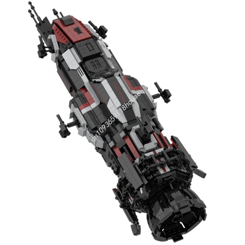 2142 قطعة MOC Rocinante S4 منتصف مقياس نان اللبنات هدية الكريسماس لغز بناء اللعب الحصري لتقوم بها بنفسك هدية مجموعة المشروع المثالية #3