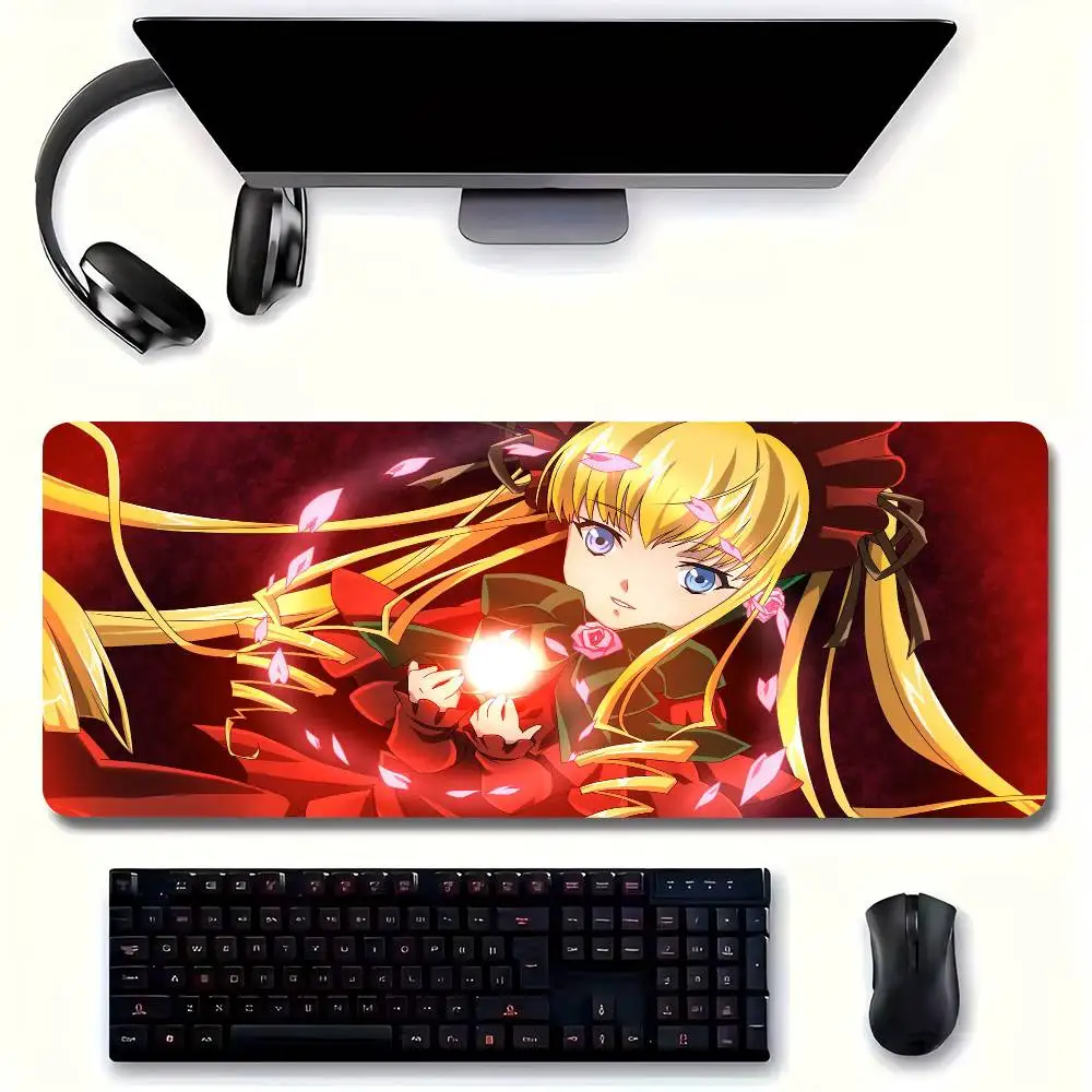 Shinku Anime R-Rozen M-Maiden Mousepad Non-slip Suitable For Office Computers Laptops E-sports Game Desk Mats XXL Keyboard