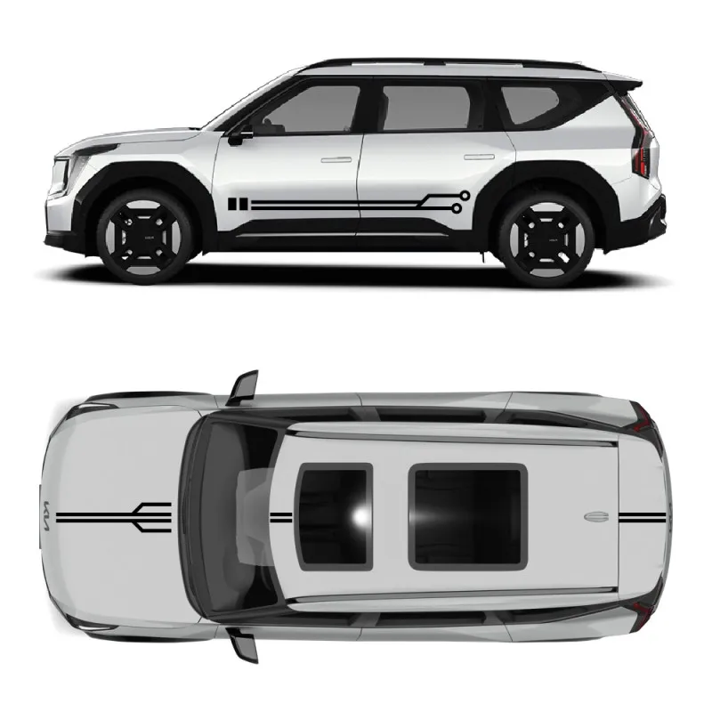 

Car Vinyl Stickers For Kia EV9 body Appearance modification customizeddecals Racing decals
