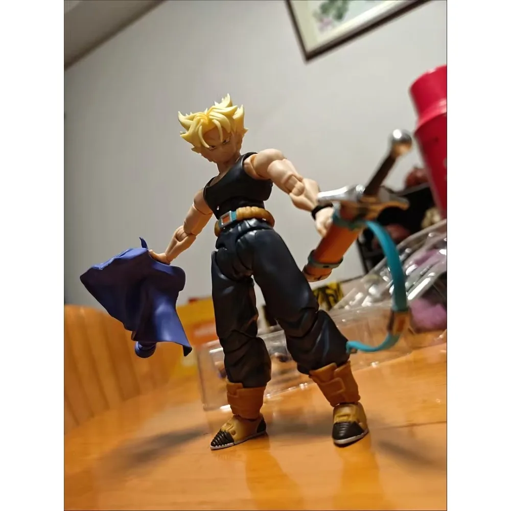

Demoniacal Fit Dragon Ball Trunks Action Figure SHF The Coming One Free The Future Anime Figurine Collectible Toy Gifts