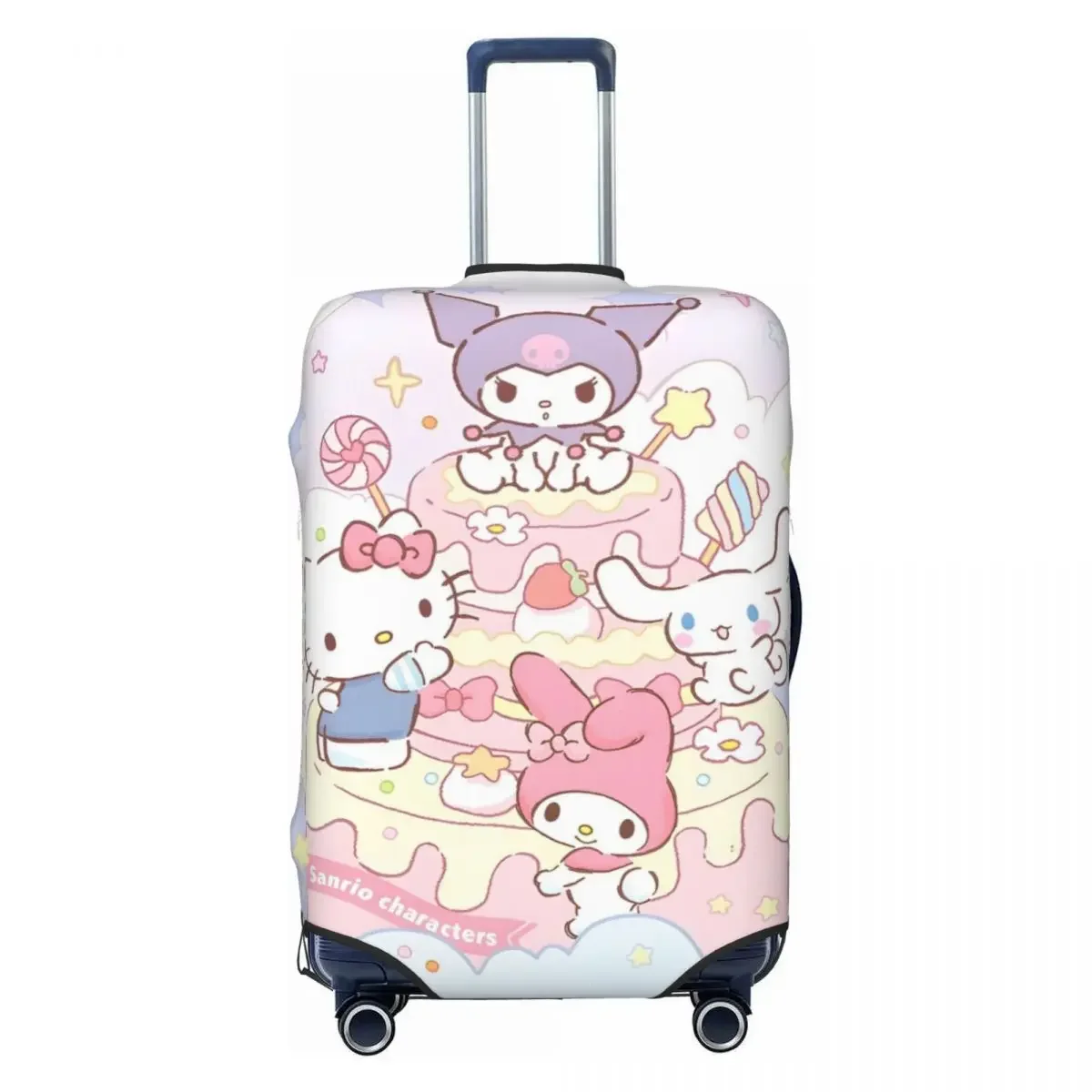 Hello Kitty Cinnamoroll Kuromi Coprivaligia Cartoon Anime Viaggi Vacanza Divertimento Custodia protettiva per bagagli