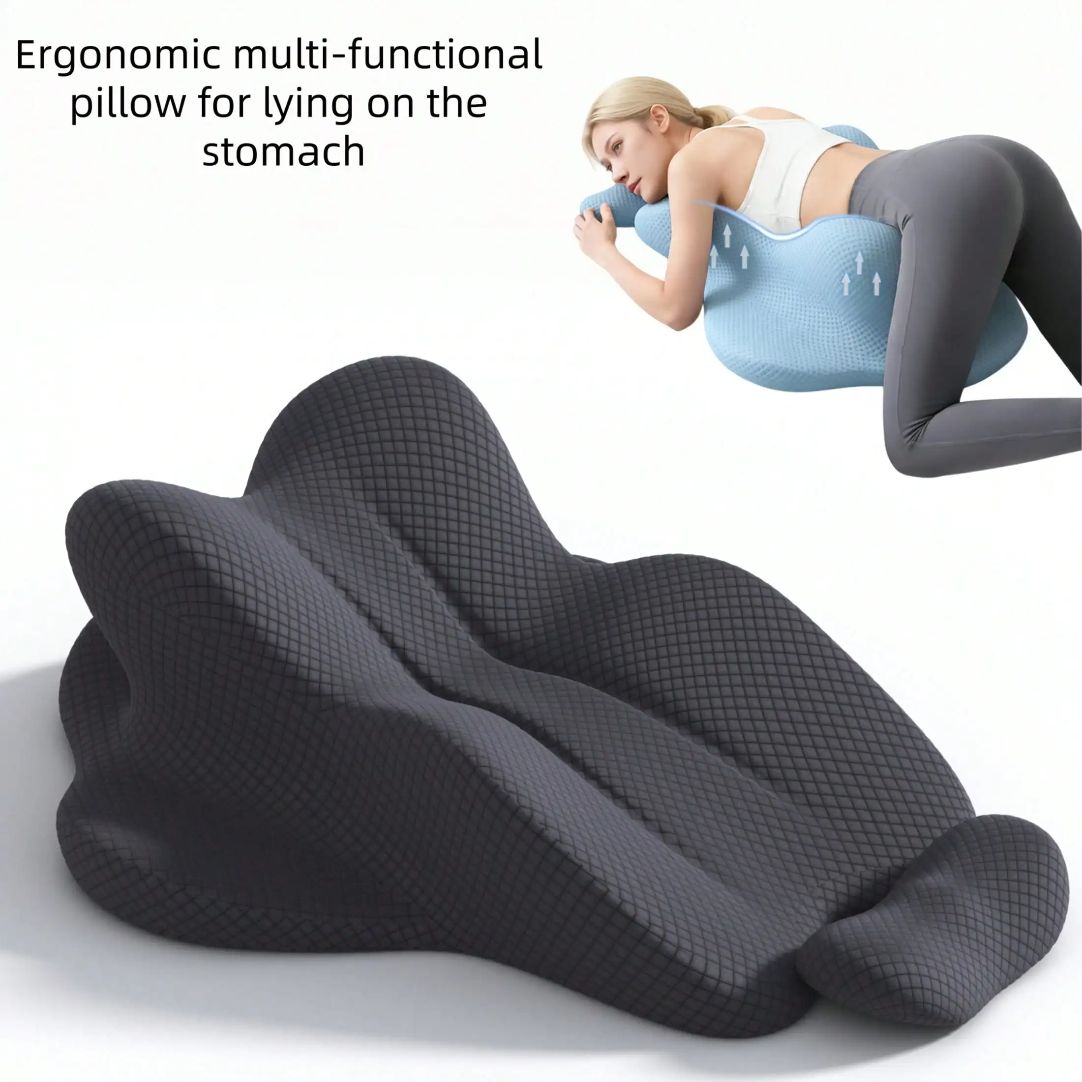 Multi-Purpose Breathable Nap Pillow - Suitable For Office, Campus, And Car Naps, Provides Neck And Shoulder Comfort To Relieve Fatigue, Features A Lightweight And Portable Design + Durable Washable Cover - A Perfect Gift For Travelers And Yoga Enthusiasts