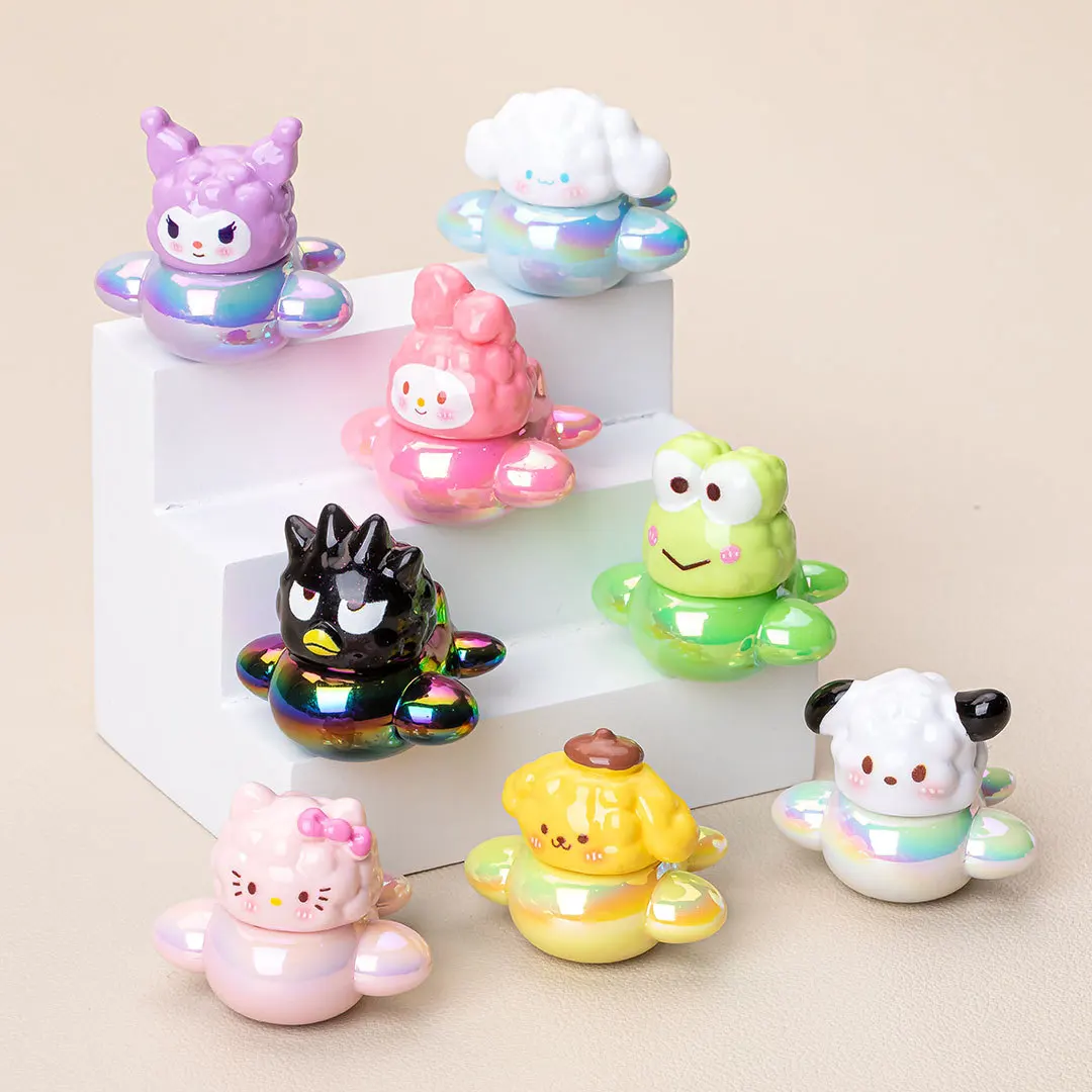

Miniso гальваническое покрытие Sanlio маленький самолет мультфильм DIY кремовый клей аксессуары для волос ручной работы брелок настольный орнамент слепая сумка