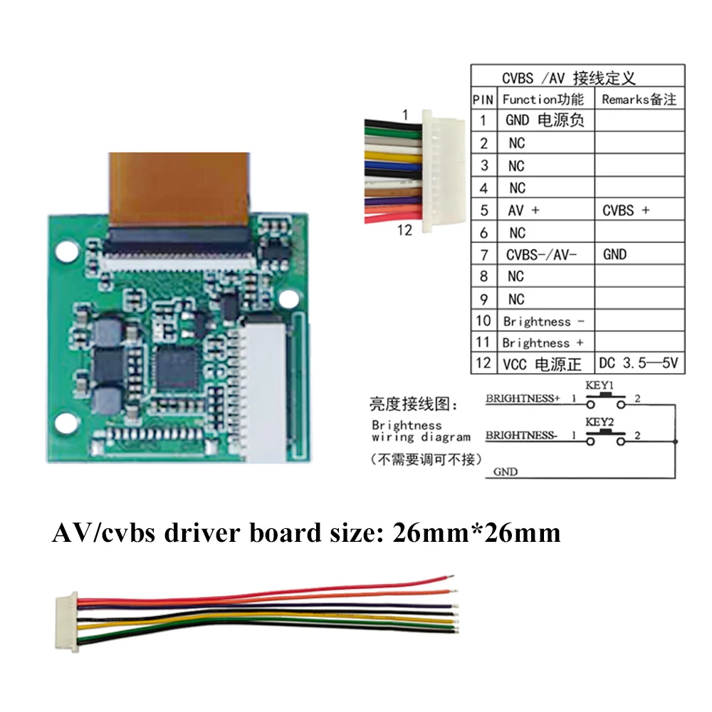 0.39 بوصة OLED VR المزدوج العين HD عرض عدسة الكاميرا لطائرة بدون طيار FPV التصوير الجوي لتقوم بها بنفسك عرض نظارات AV/CVBS/HDMI المدخلات #4