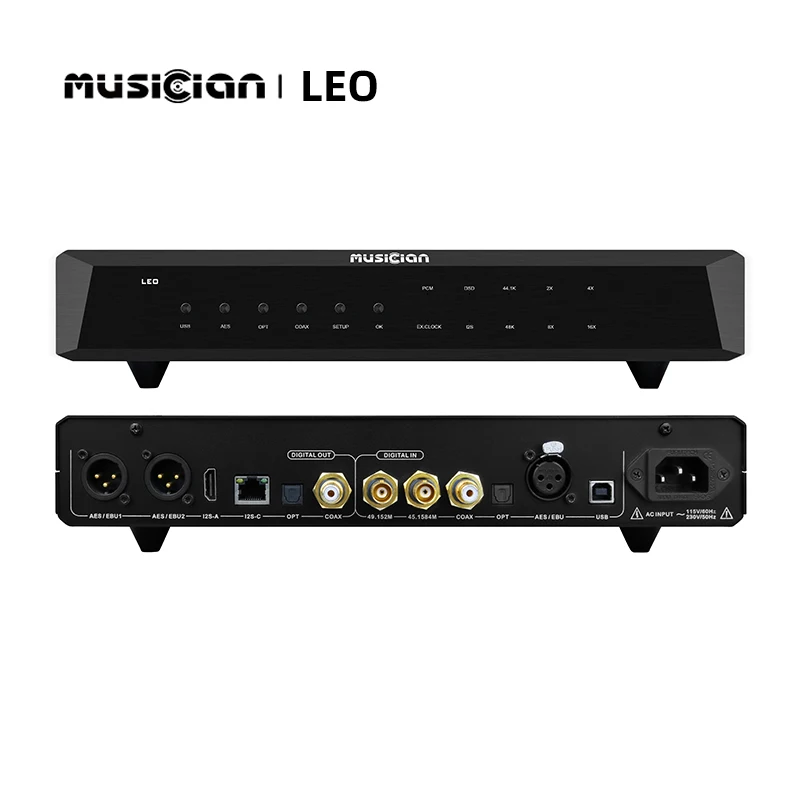 

MUSICIAN LEO High Performance USB DAC Dongle Decoder ARM STM32F446 Optical Isolated Input FPGA DSP I2S Digital Interface