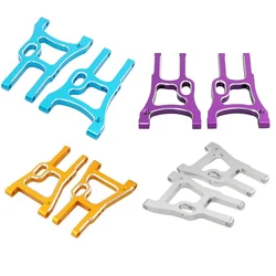 RC 2Pcs 102019(02008) Aluminum Alloy Front Lower Suspension Arm For HSP 1/10  94101 94102 94103 94123 ​Drift Car Upgrade Parts