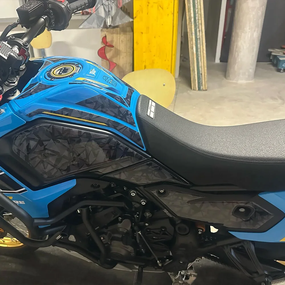 For Tenere 700 T700 2025 Tank Pad Protector Waterproof Scratch 3D Resin Sticker Kit Motorcycle Accessories