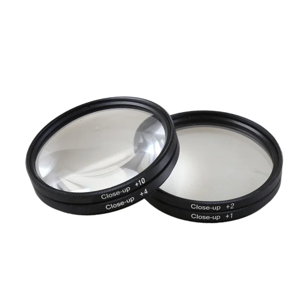 Universal Camera Macro Filter Set For Macro Shooting With Lenses 49-77mm