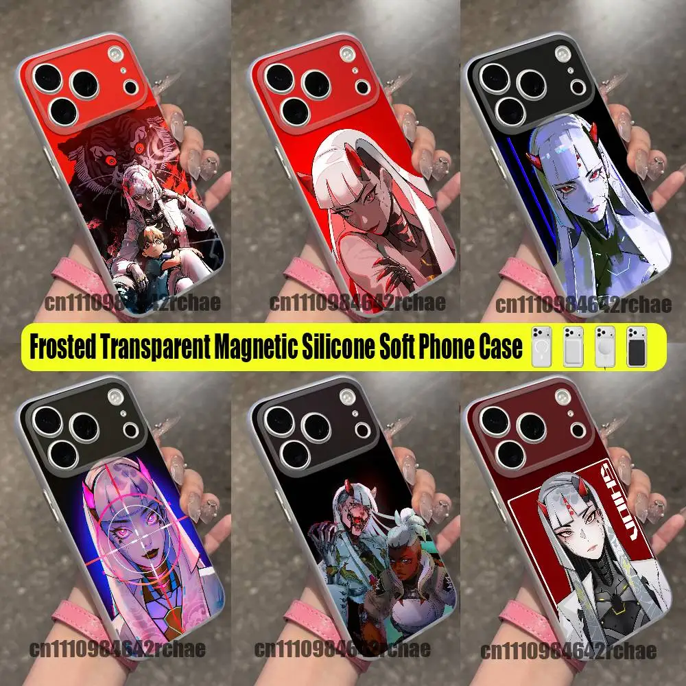 For Overwatch Shion Phone Case For iPhone 15 17 12 14 13 18 16 11 Plus Pro Max Mini For Magsafe Magnetic Clear