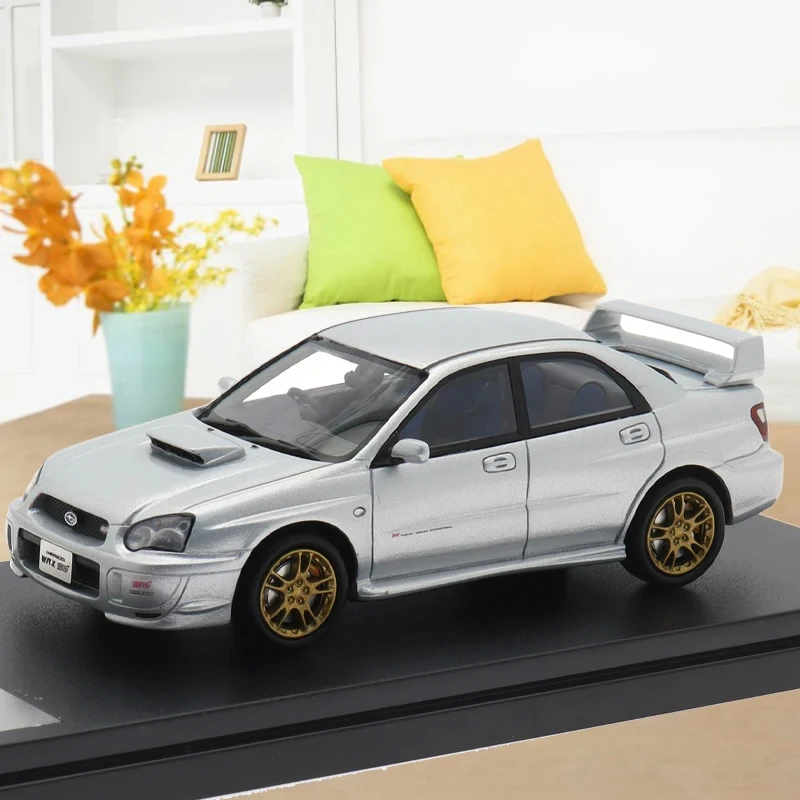 Resin 1/43 Scale Car Model IMPREZA WRX STi (2002) Style Refined Version Car Simulation Vehicles Collectible Decorate Toys