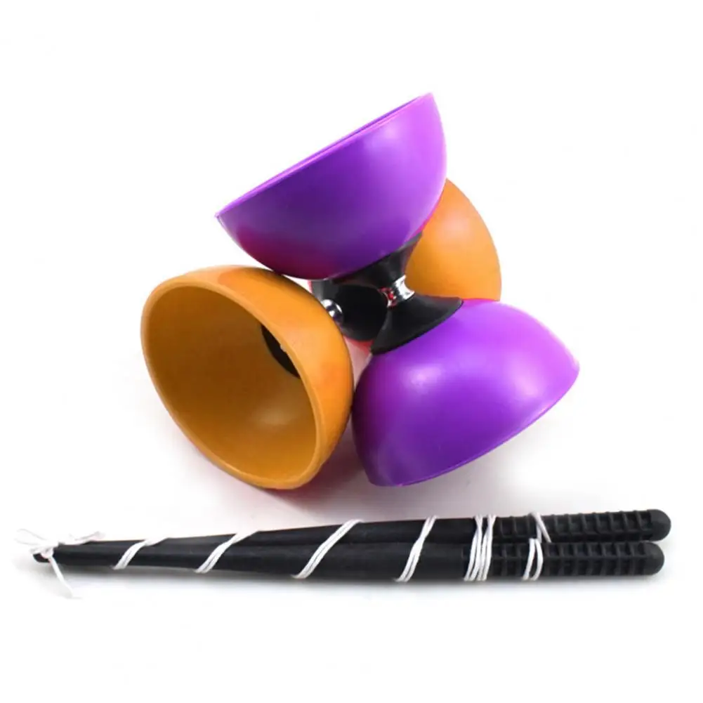 Juggling Diabolo Funny 3 Bearing Clutch Metal Sticks Chinese YO-yO String Bag Bearing Diabolo Chinese Yoyo Outdoor Fitness Tool