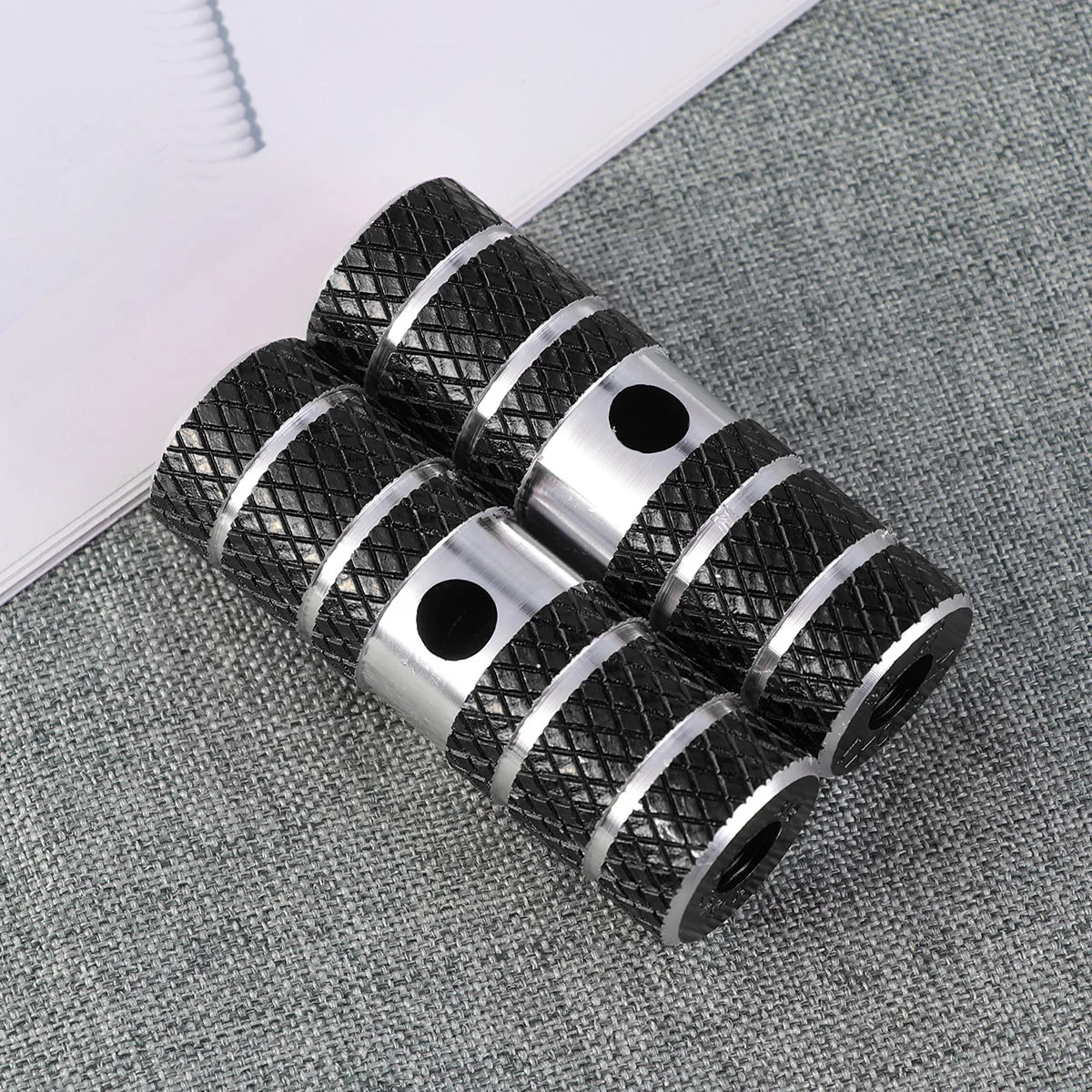 

Bicycle Pedal 9.5mm 10mm Aluminum Alloy Pegs for Mountain Bike Flat Peg Hook Parts Black Axle Longer 0.5cm Easy Install