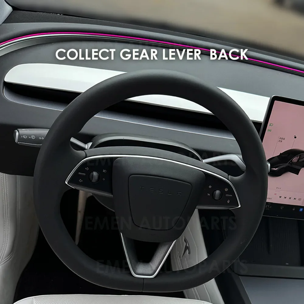 2-in-1 Gear Shift & Turn Signal Stalk Kit for Tesla Model S/X/3 Highland – P/R/N/D & Autopilot Quick Access – Non-Destructive In