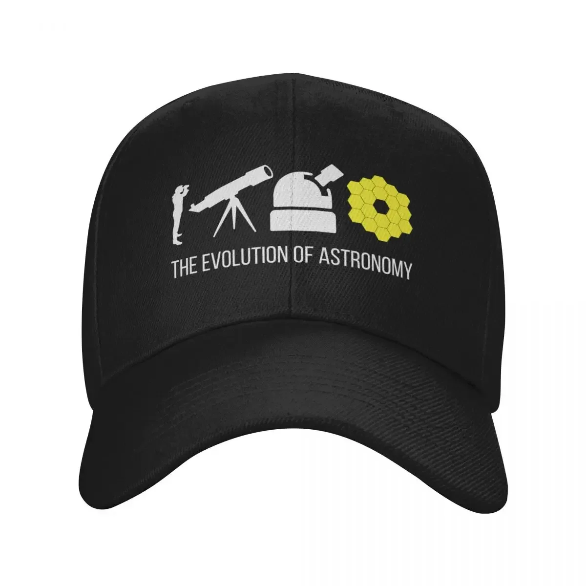 

The Evolution Of Astronomy James Webb Telescope Baseball Cap Golf Cap Hat Luxury Brand Designer Hat Women's Golf Wear Men's