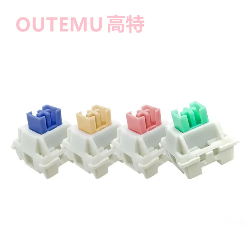 Outemu Switches Lubed Mechanical Keyboard Switch 5Pin Silent Tactile Linear Cream Blue Pink Yellow Custom Gaming RGB MX Switches