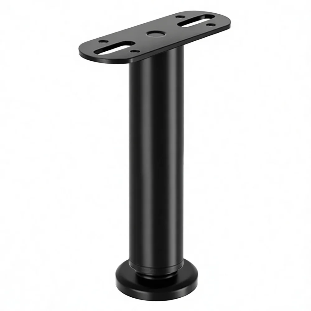 Reinforced Bed Frame Support Leg Adjustable Furniture Feet For Central Slat Bed Base Replacement Heavy Duty Structural Repair