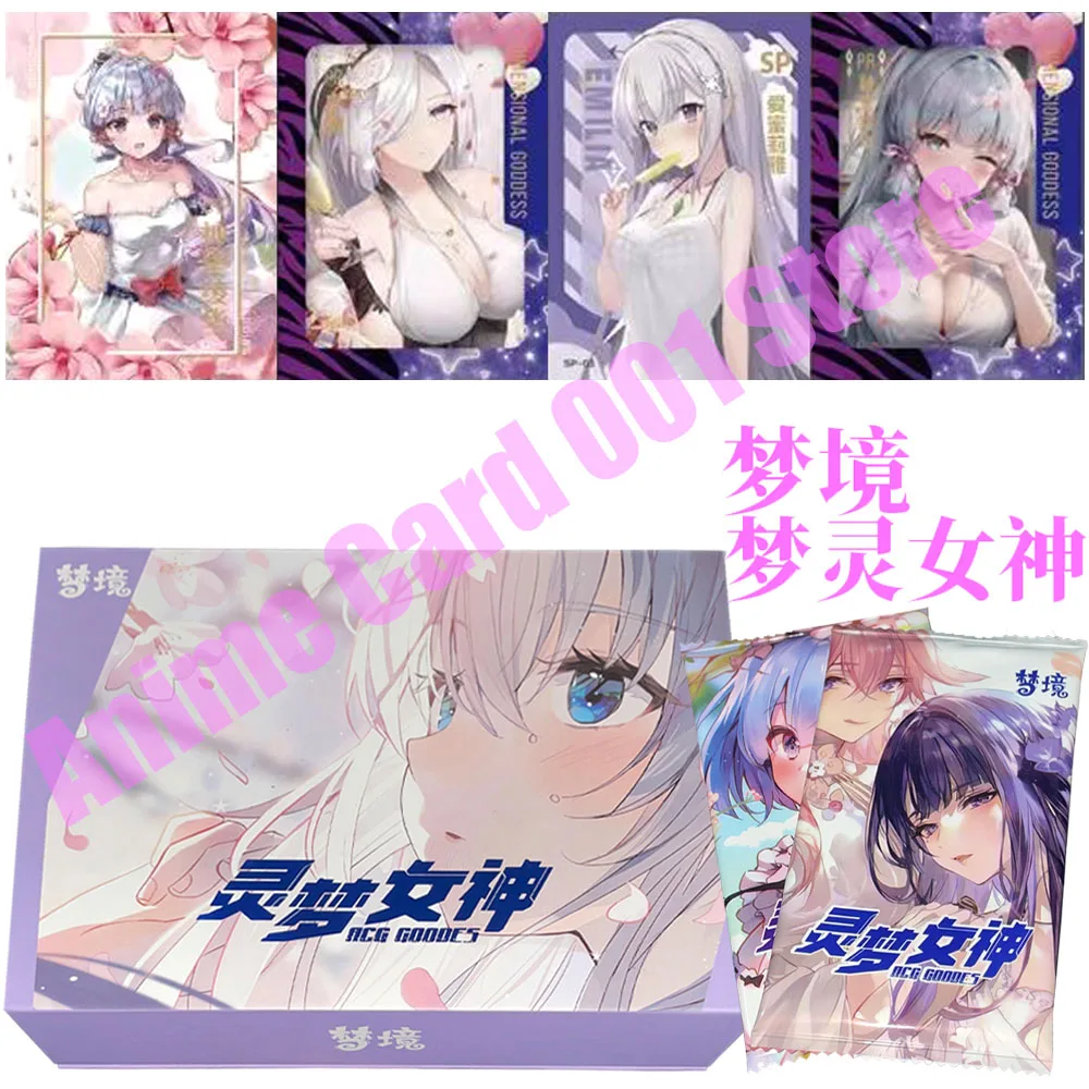 Wholesale New Goddess Story Card Anime Goddess Rare Hobby LSP Metal Embroidery Waifu Cards ACG Girls Booster Box Hobbies toy