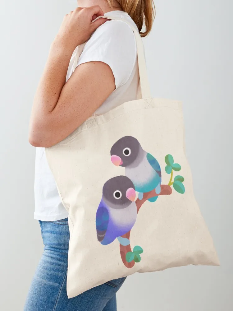 

Lovebird - pastel Tote Bag Women's shopper woman shopping bag shopping bag logo tote bags cloth bags