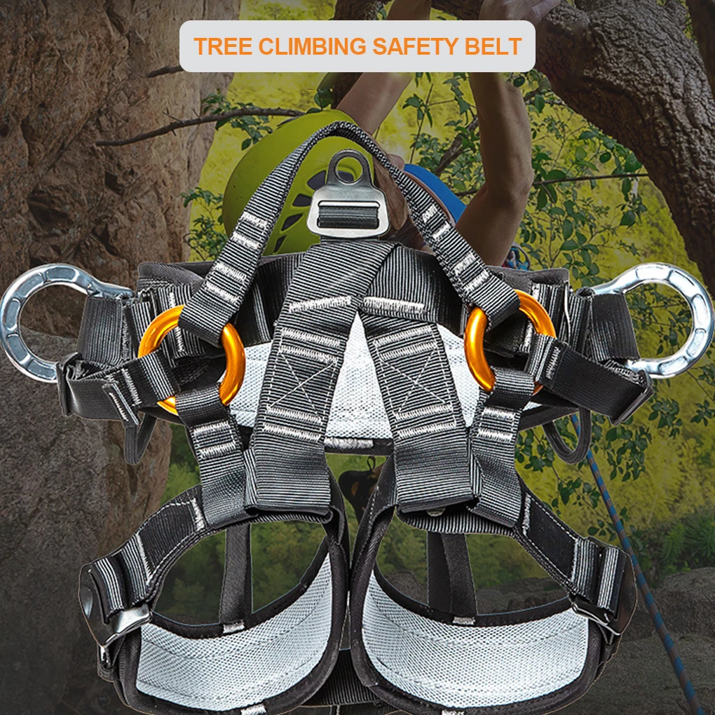 Climbing Harness Professional Outdoor Simple Fall Protection Equipment Sturdy Protective Accessory for Work Climbing Sport Use