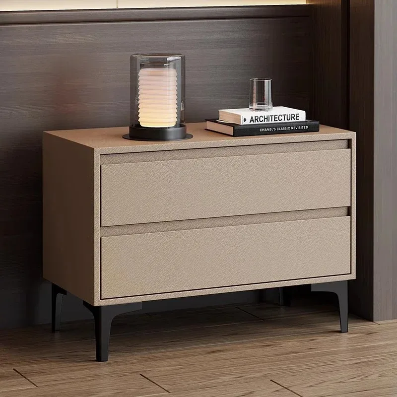 

Organizer Modular Bedside Table Room Decor Drawers Creative Cheap Wooden Nightstand Simple Luxury Mesa De Noche Trendy Furniture