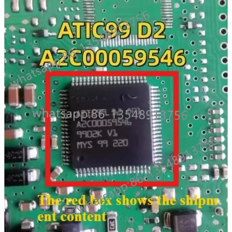 

Steam Bag Computer Power Communication IC Chip, Suitable for ATIC99D2OP1 A2C00059546 Spot