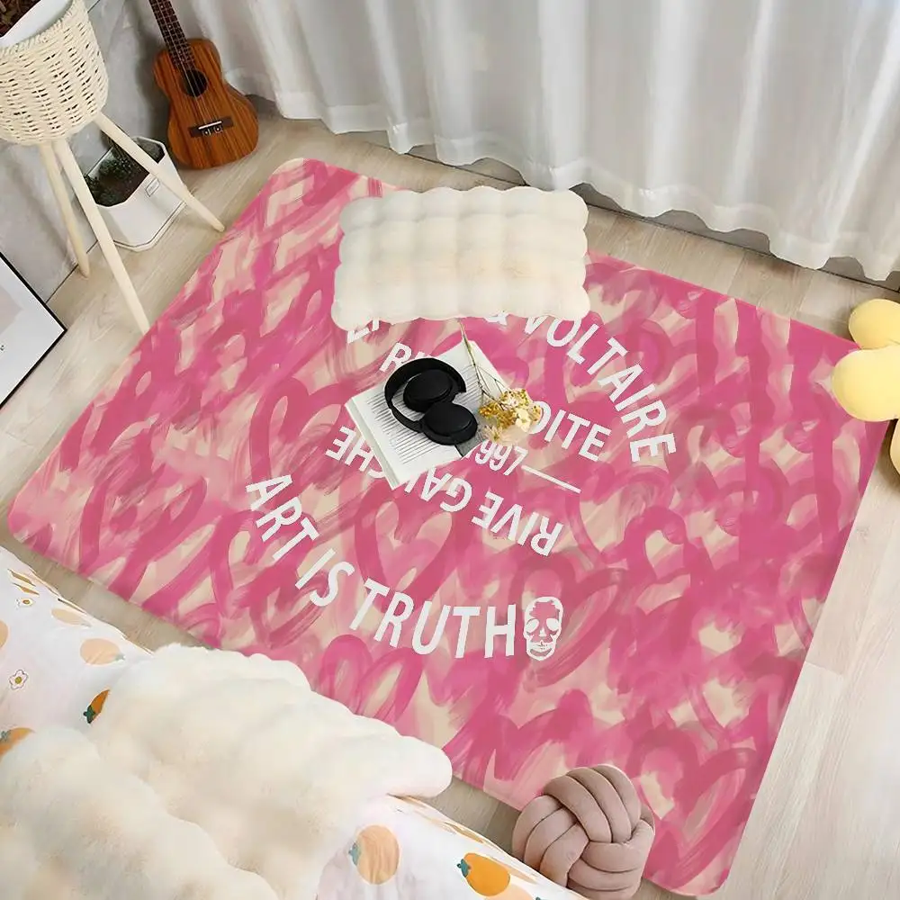 Alfombra de pasillo Z-Zadig y V-Voltaire, lavable, antideslizante, para sala de estar, sofá, sillas, alfombra para cocina, alfombra para puerta