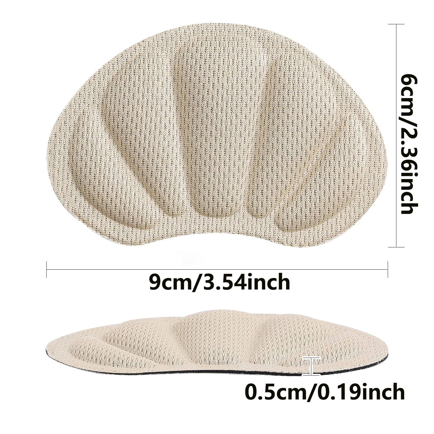 Insoles Heel Pads Lightweight for Sport Shoes Adjustable Cute Size Back Sticker Antiwear Feet Soft Pad Relief Anti-wear Cushions