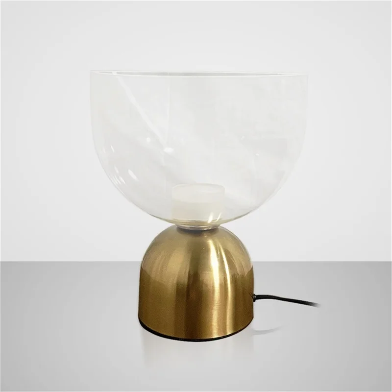 TYLA Nordic Table Lamp Contemporary Simple Creative Glass Desk Home Decorative LED Light