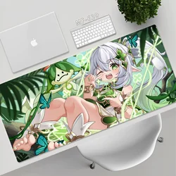 Genshin Impact NAHIDA Floor Mat Anti-Slip PC Gaming Mouse Pad Gamer Desk Mats Keyboard Pad Mause Pad Muismat