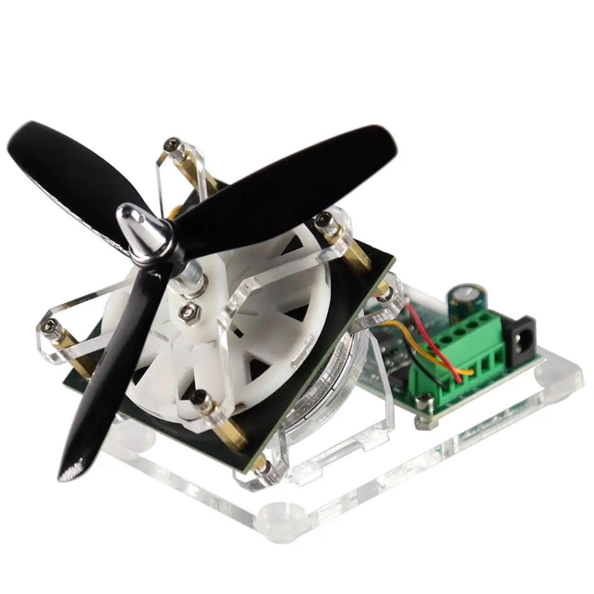 Happy New-  High Speed Brushless Motor PCB Coil Ironless Brushless Motor Toy Ornament for Home