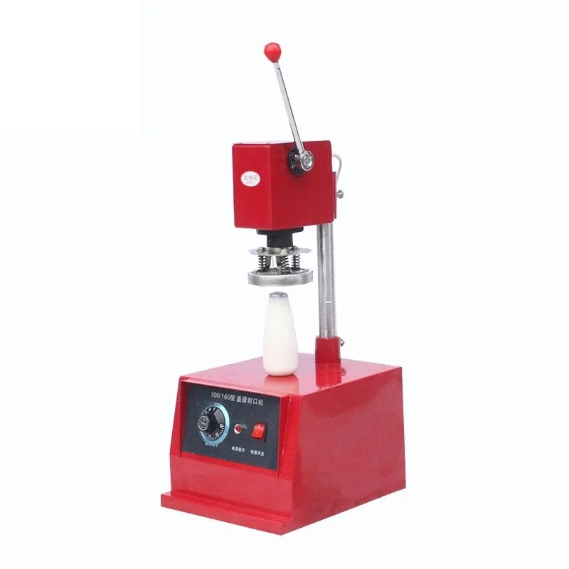 Aluminum foil plastic bottle sealing machine, honey fresh milk sealing machine