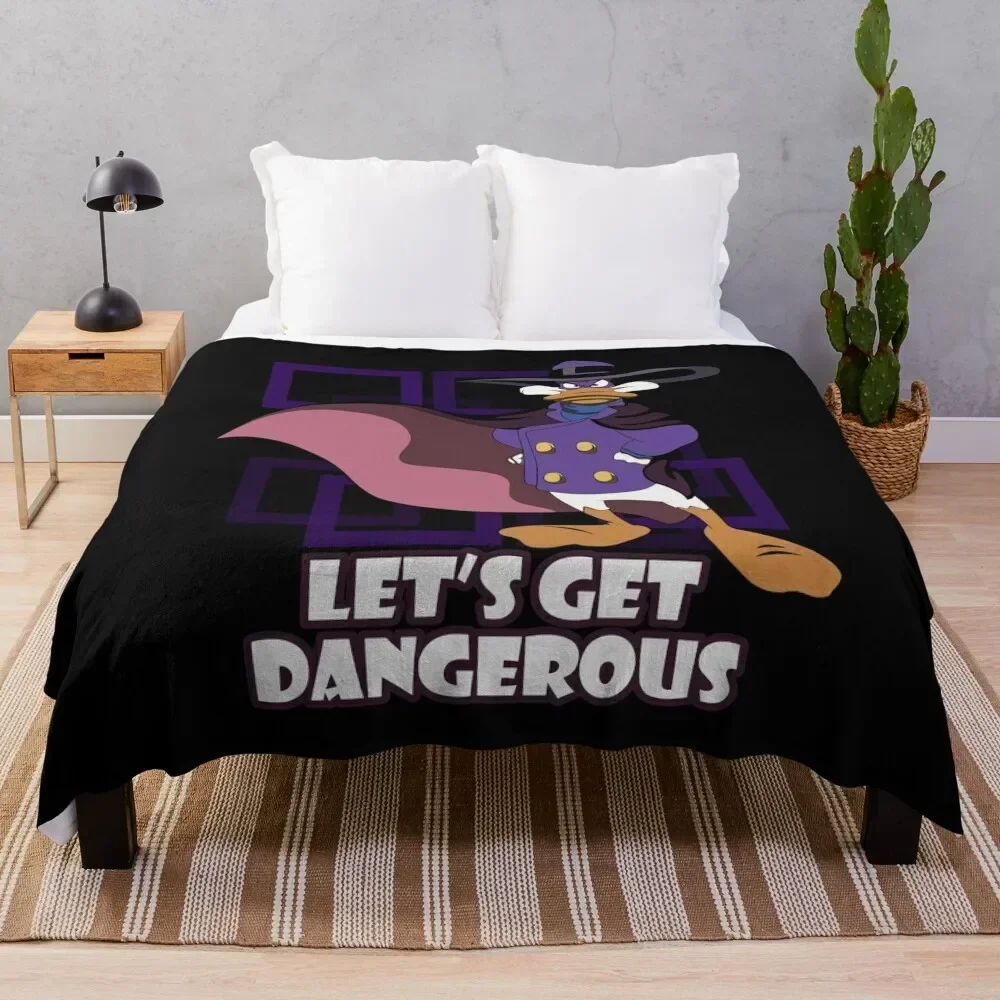 

Let's Get Dangerous Throw Blanket Bed linens Soft Plaid Decorative Sofa Baby Blankets