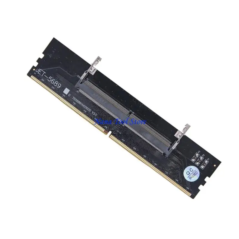 31GJ Connector Memory DDR3/DDR4/DDR5 SO-DIMM To DIMM Computer Converters Laptop to Desktop Memory Adapter Card