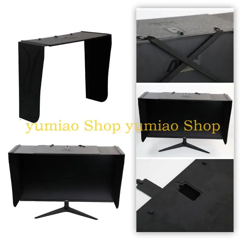 587b 27 pouces moniteur d'affichage Hood Sunshade Screen Visors Visors moniteur réglable Hood