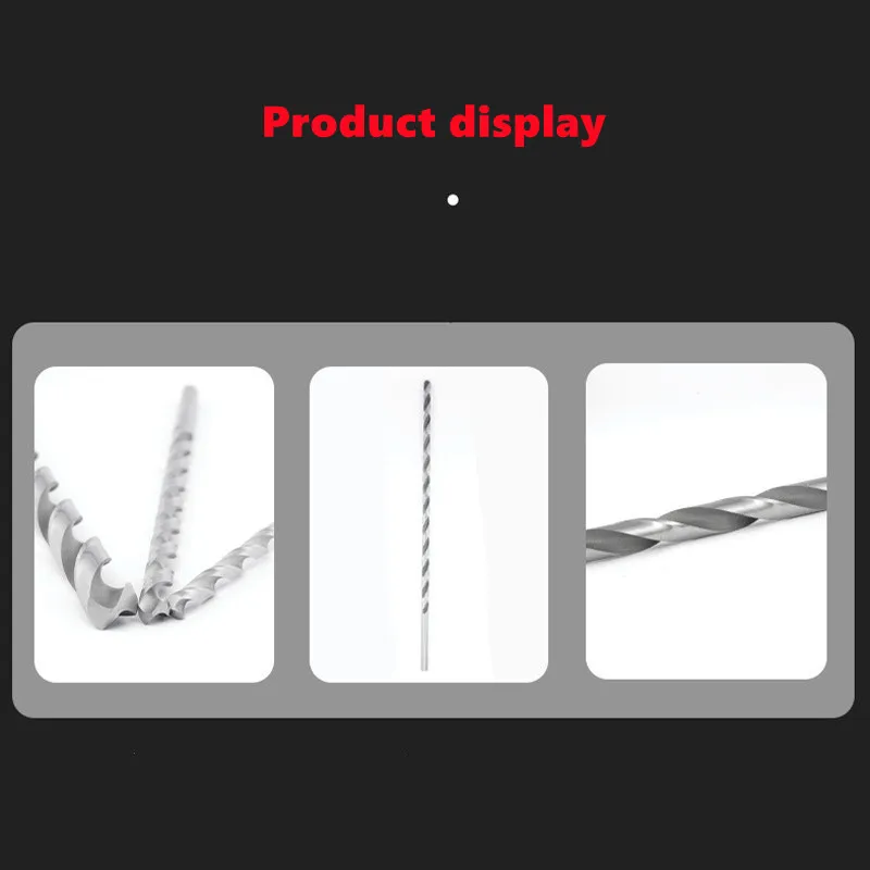 10/20 Stück Verlängerter Bohrer HSS Mini Gerader Schaft Spiralbohrer 0,5-3,2mm, Verlängerter Bohrer 60/80/100/120mm – Detail 2
