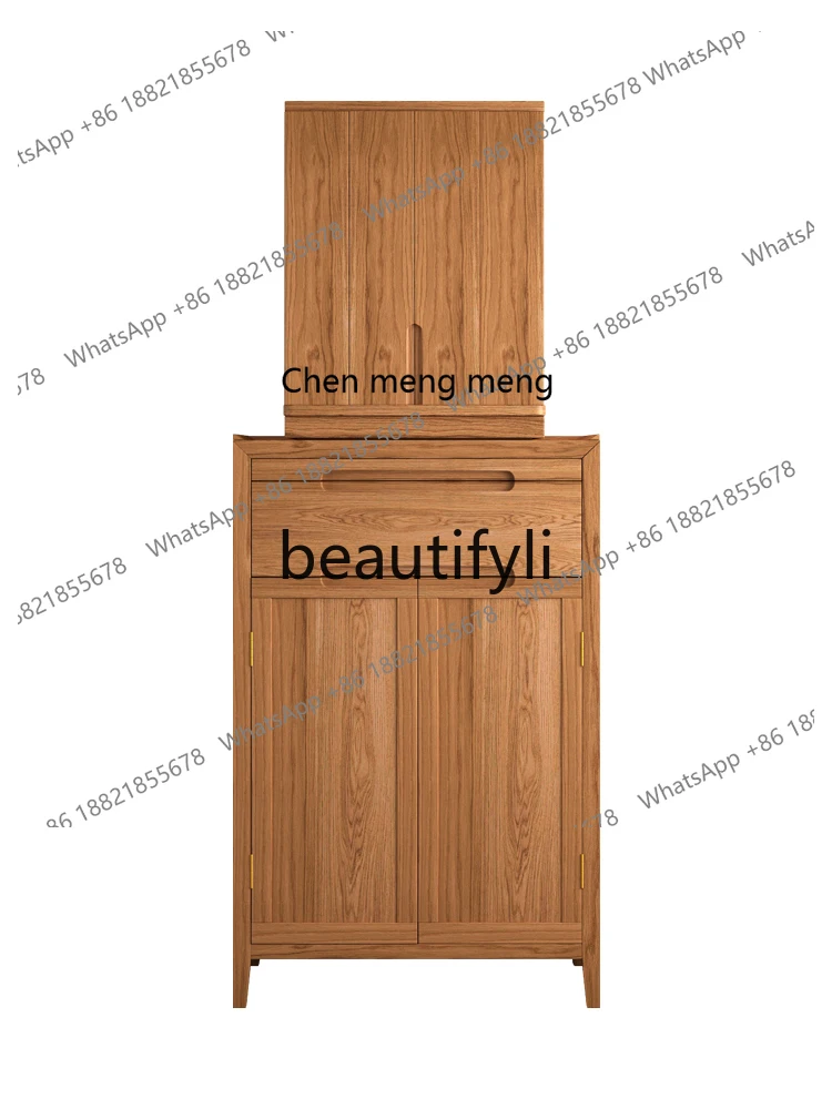 

c6601 Cherry wood Buddhist niche with door new Chinese vertical cabinet Buddhist table household incense case ancestor altar cab